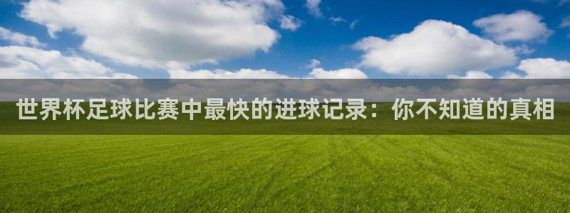 世界杯足球2026：世界杯足球比赛中最快的进球记录：你不知道的真相